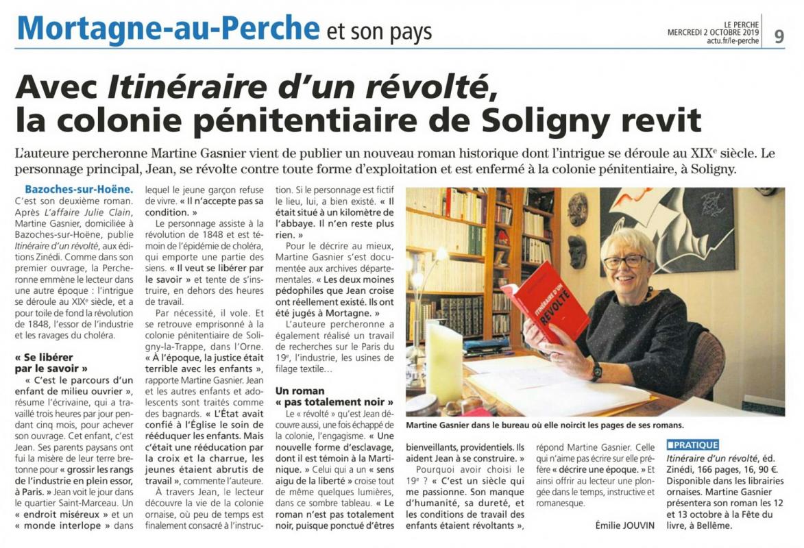 Le Perche du 2 octobre 2019