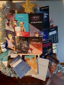 Le sapin de livres des éditions Zinédi