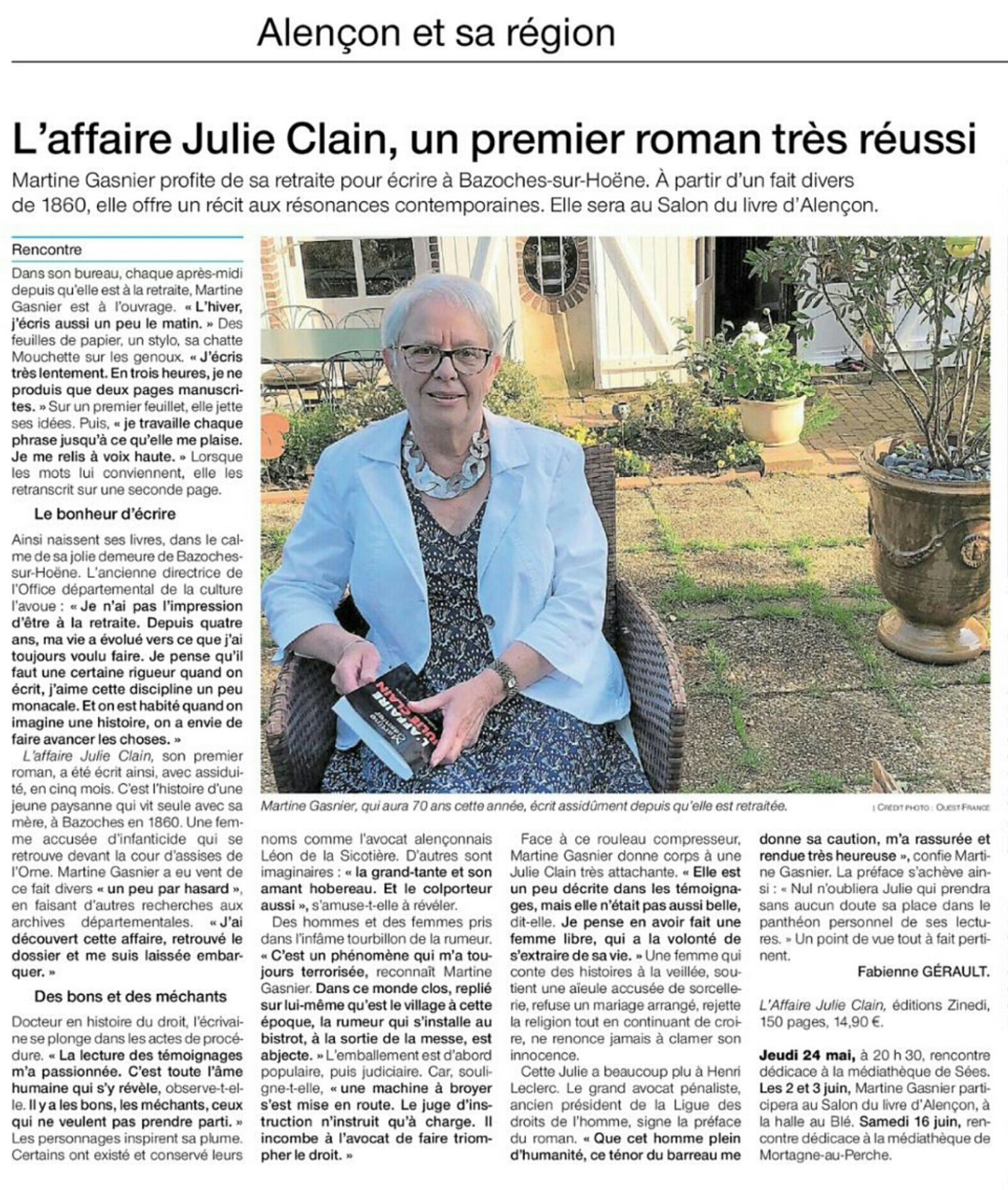 Ouest france art. du 24 mai 2018