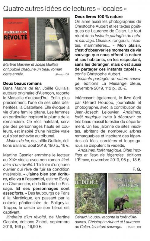 Ouest france du 9 decembre 2019